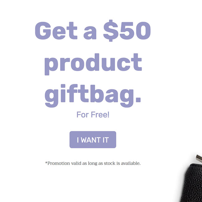 product giveaway promotion