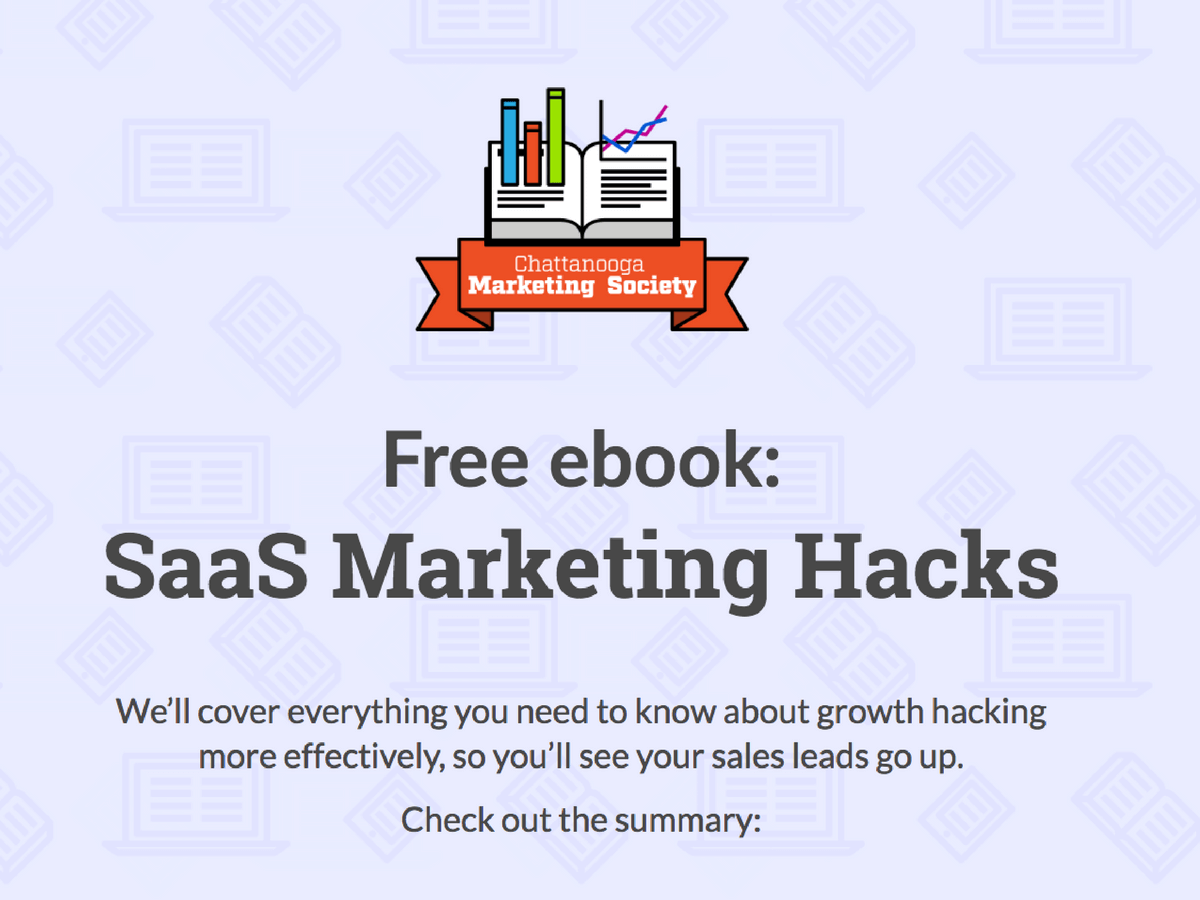 saas marketing hacks template